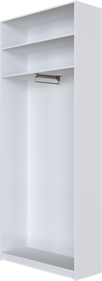Корпус шкафа Моби/Mobi REG 2d/100  Белый msk26brw_2137493278