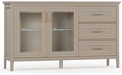 Тумба с подсветкой Классик/Classic KOM2W3S  Глиняный серый, Глиняный серый msk26brw_0676763090