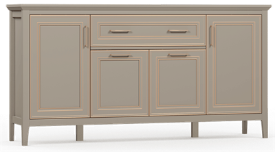 Тумба Классик/Classic KOM4D1S  Глиняный серый, Глиняный серый msk26brw_0993420996