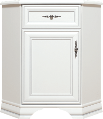 Тумба Кентаки/Kentaki белый KOMN1D1S L  Белый, Белый msk26brw_013830943