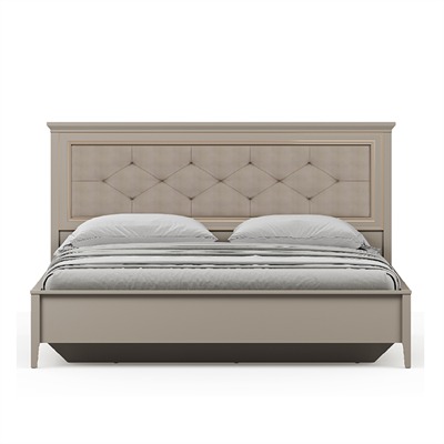 Кровать Классик/Classic LOZ180x200 с мягким элементом  Глиняный серый msk26brw_1972420654