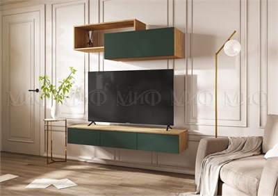 Гостиная Норд Вариант №2  Изумруд/Дуб Крафт pn26mf_625083597
