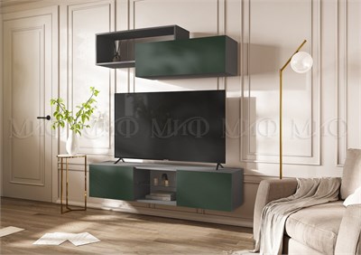 Гостиная Норд Вариант №3  Изумруд/Графит pn26mf_832076704