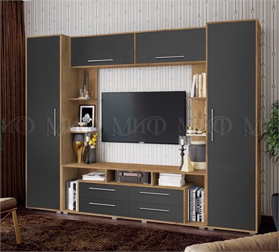 Гостиная Гармония  Графит/Дуб Крафт pn26mf_962249120