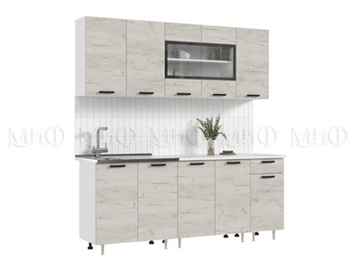 Кухня Рио NEW  Дуб Крафт белый Столешница Антарес  2000 pn26mf_1646416875