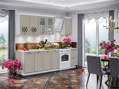 Кухня Милано Компоновка №2  Шарли Пинк   1600 pn26mf_902889382