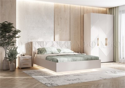 Спальня Ирис  Кашемир Кровать ширина 160 см  с Подъёмным механизмом pn26mf_1149560163
