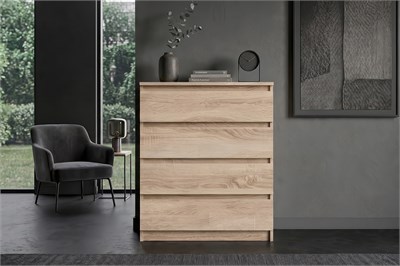 Комод  KOM4S  ЭЛАИН  ШxВxГ 700x845x283 Дуб сонома BRW_0000136063000163848