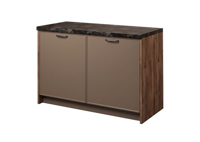 Кухонный остров "Слим Мокко" 1236*600мм, со столешницей, цвет мокко Остров Слим Мокко