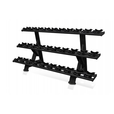 Стойка для гантелей  трехрядная UG-CL205 (на 15 пар) ms26gym_875