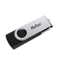 Флеш-накопитель Netac U505 USB2.0 Flash Drive 16GB, ABS+Metal housing NT03U505N-016G-20BK-mrv