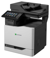 Lexmark CX825de черно-серый, лазерный, A4, цветной, ч.б. 52 стр/мин, цвет 52 стр/мин, печать 1200x1200, скан. 1200x600 42K0050-mrv