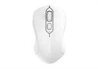 Dareu Мышь беспроводная Dareu LM115B Full White (полностью белый), DPI 800/1200/1600, подключение: ресивер 2.4GHz + Bluetooth, размер 107x59x38мм LM115B Full White-mrv