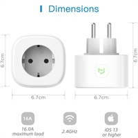 Meross Умная розетка HomeKit Meross MSS210 MSS210HK(EU)-mrv4