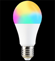 Moes Светодиодная лампа MOES Smart LED Bulb Wi-Fi, E27, 7 Вт, 630 Лм Холодный белый WB-TDA7-RCW-E27-mrv