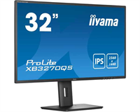 IIYAMA Монитор LCD 31.5'' 16:9 2560х1440(WQHD) IPS, nonGLARE, 300cd/m2, H178°/V178°, 1200:1, 80M:1, 1.07B Color, 4ms, HDMI, DP, Height adj, Tilt, Speakers, Audio out, 3Y, Black