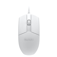 Dareu Комплект проводной Dareu MK185 White (белый), клавиатура LK185 (мембранная, 104кл, EN/RU, 1,8м) + мышь LM103 (1,8м), USB