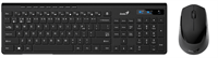 Genius Комплект беспроводной Genius KM-8206S (клавиатура KB-7200 и мышь NX-8006S), Black, silent