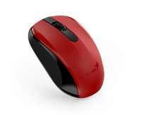 Genius Мышь беспроводная NX-8008S красный/черный,тихая