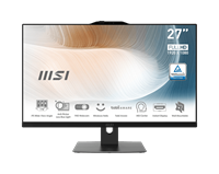 MSI Modern AM272P 12M-645XRU (MS-AF82)  27'' FHD(1920x1080)/Intel Core i3-1215U 1.20GHz (Up to 4.4GHz) Hexa/16GB/512GB SSD/Integrated/WiFi/BT/2.0MP/KB+MOUSE(WLS)/noOS/1Y/BLACK 9S6-AF8211-645-mrv