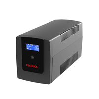 DKC Линейно-интерактивный ИБП ДКС серии Info LCD, 1200 ВА/720 Вт, 1/1, 4xIEC C13, USB + RJ45, LCD, 2x7Aч