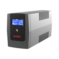 DKC Линейно-интерактивный ИБП ДКС серии Info LCD, 600 ВА/360 Вт, 1/1, 3xIEC C13, USB + RJ45, LCD, 1x7Aч