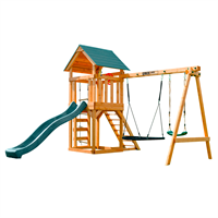 Детский игровой комплекс UNIX Kids (6 in 1) Dark Green,  PLU6IN1DG PLU6IN1DG-munix