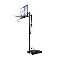 Баскетбольная стойка UNIX Line B-Stand-PVC 44"x30" R45 H230-305 см,  BSTS305_44PVCBK BSTS305_44PVCBK-munix