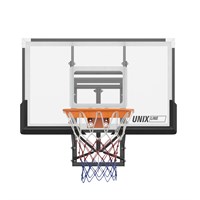 Баскетбольный щит регулируемый UNIX Line B-Backboard-PC 50"x32" R45,  BSBS50APCBK BSBS50APCBK-munix