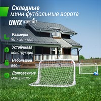 Ворота для мини-футбола UNIX Line стальные 90x60 см, складные,  FGSL90_60FD FGSL90_60FD-munix