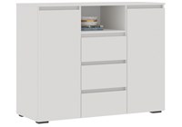 Комод Элла КМ 01 белый / белый 547968-mwdvl