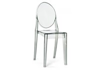 Пластиковый стул Victoria clear gray - комплект из 4 шт 15795-mwdvl