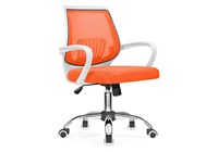 Компьютерное кресло Ergoplus orange / white 15373-mwdvl