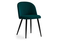 Стул на металлокаркасе Gabi 1 green / black - комплект из 4 шт 15378-mwdvl