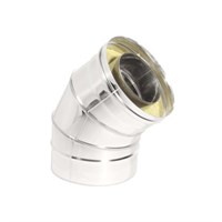 Отвод ОТ-Р 45* 316, 0,8/304 D150/250 с хомутом 19276-mkspnmkkov