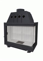 Каминная топка ЭкоКамин Альфа 1000 R два стекла правая 8205-mkspnmkkov