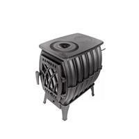 Печь-камин ProMetall Бахта 2020 черная 15636-mkspnmkkov