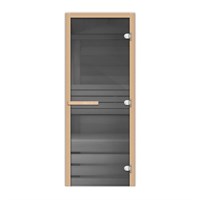 Дверь стеклянная FireWay 1,8х0,7 графит 19028-mkspnmkkov