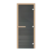 Дверь стеклянная FireWay 1,9х0,8 графит матовый 18702-mkspnmkkov