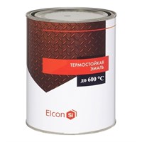 Эмаль термостойкая Elcon 1л (0,8кг) серебристо-серая до 600 град. 4275-mkspnmkkov