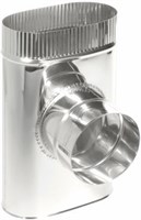 Тройник Овал Моно 100х200. 304. 0,5 врезка D150 22098-mkspnmkkov