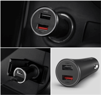 Xiaomi Устройство зарядное автомобильное Mi 37W Dual-Port Car Charger CC06ZM (GDS4147GL) X26554-mrv1