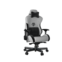 Andaseat Кресло игровое Anda Seat T-Pro 2, цвет серый/чёрный, размер XL (180кг), материал ткань (модель AD12XL) AD12XLLA-01-GB-F-mrv