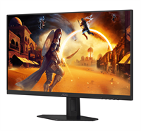 AOC Монитор LCD 23.8'' 16:9 1920х1080(FHD) IPS, nonGLARE, 180 Hz, 300 cd/m2, H178°/V178°, 1000:1, 80M:1, 16.7M, 1ms, 2xHDMI, DP, Tilt, Speakers, Black 24G4XE-mrv