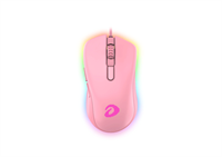 Dareu Мышь игровая проводная Dareu EM908 Pink (розовый), DPI 600-10000, подсветка RGB, USB кабель 1,8м, размер 122.36x66.79x39.83мм EM908 Pink-mrv1