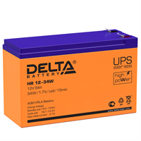 Delta Аккумуляторная батарея DELTA BATTERY HR 12-34 W (12 В / 9 Ач) HR 12-34 W-mrv