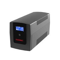 DKC Линейно-интерактивный ИБП ДКС серии Info LCD, 1200 ВА/720 Вт, 1/1, 4xIEC C13, USB + RJ45, LCD, 2x7Aч INFOLCD1200I-mrv