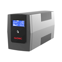 DKC Линейно-интерактивный ИБП ДКС серии Info LCD, 600 ВА/360 Вт, 1/1, 3xIEC C13, USB + RJ45, LCD, 1x7Aч INFOLCD600I-mrv