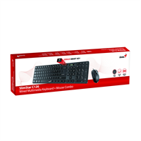 Genius Комплект SlimStar C126  чёрный, USB(клавиатура SlimStar 126 и мышь DX-125) 31330007402-mrv