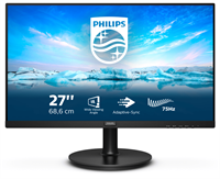 PHILIPS Монитор LCD 27'' 16:9 1920х1080(FHD) VA, nonGLARE, 250cd/m2, H178°/V178°, 3000:1, 20M:1, 16,7 миллионов цветов, 4ms, VGA, HDMI, DP, Tilt, Speakers, Audio out, Black 272V8LA (00/01)-mrv